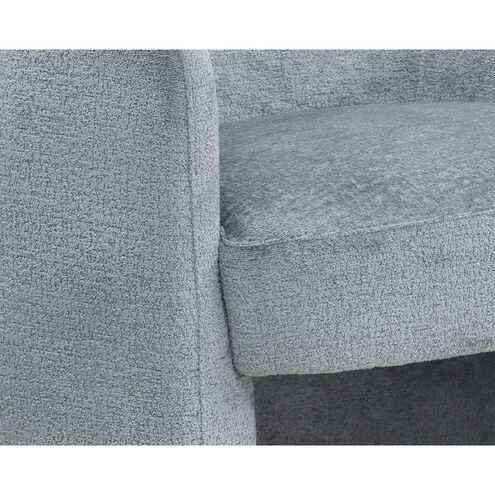 Mircea Bergen French Blue Lounge Chair